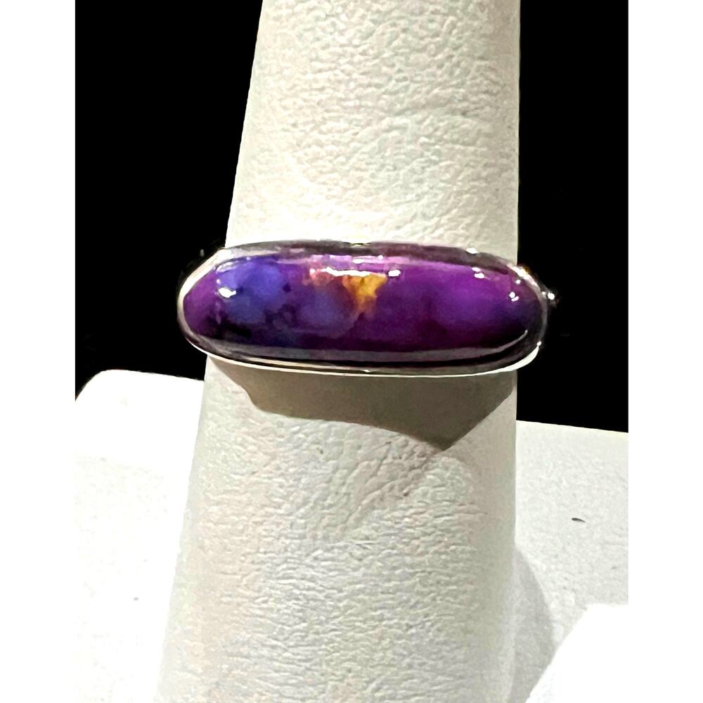 Mojave Purple Turquoise Sterling Ring - Picture 4 of 10